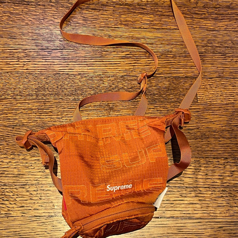 Supreme Neck/ Cross-Body Pouch - Deep Orange